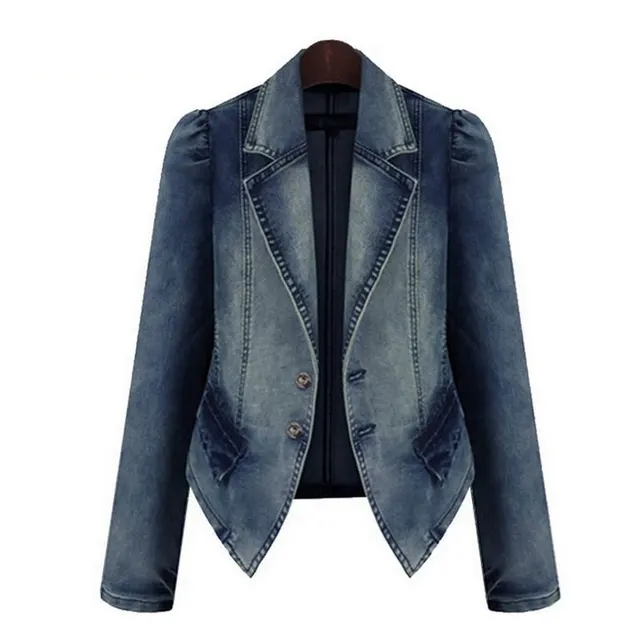 2017 New Spring Autumn denim jackets Women Basic Coats Long Sleeve