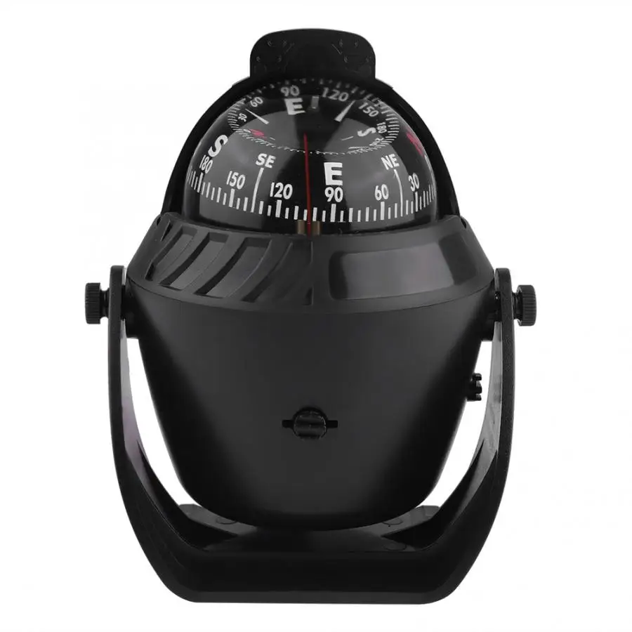 

outdoor Vehicle-borne Compass Adjustable Waterproof Portable Self-adhesive Compass for Marine Boat Truck Car