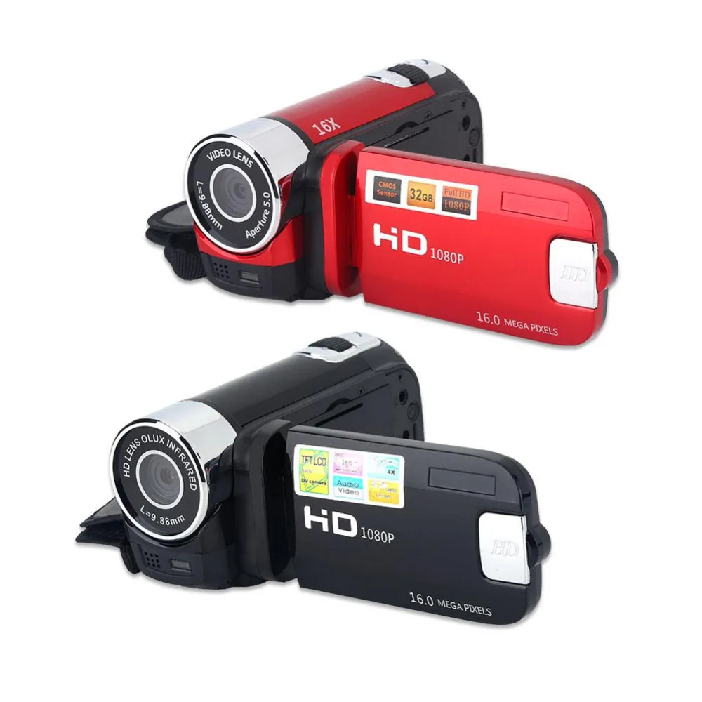 

EU Plug HD 270 Degree Camcorder Rotation 1080P 16X High Definition Digital Camcorder Video DV Camera