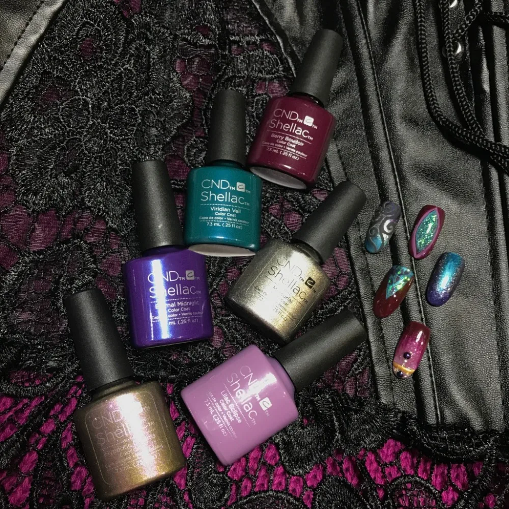 

CND shellac 150 color choose New color arrival Soak Off UV Gel Polish and Salon Nail Gel
