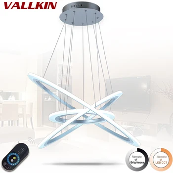 

Ring Circles Modern LED Pendant lights for Dining Living Room Acrylic Cerchio anello lampadario Lighting Lamp Dimmable Lamps