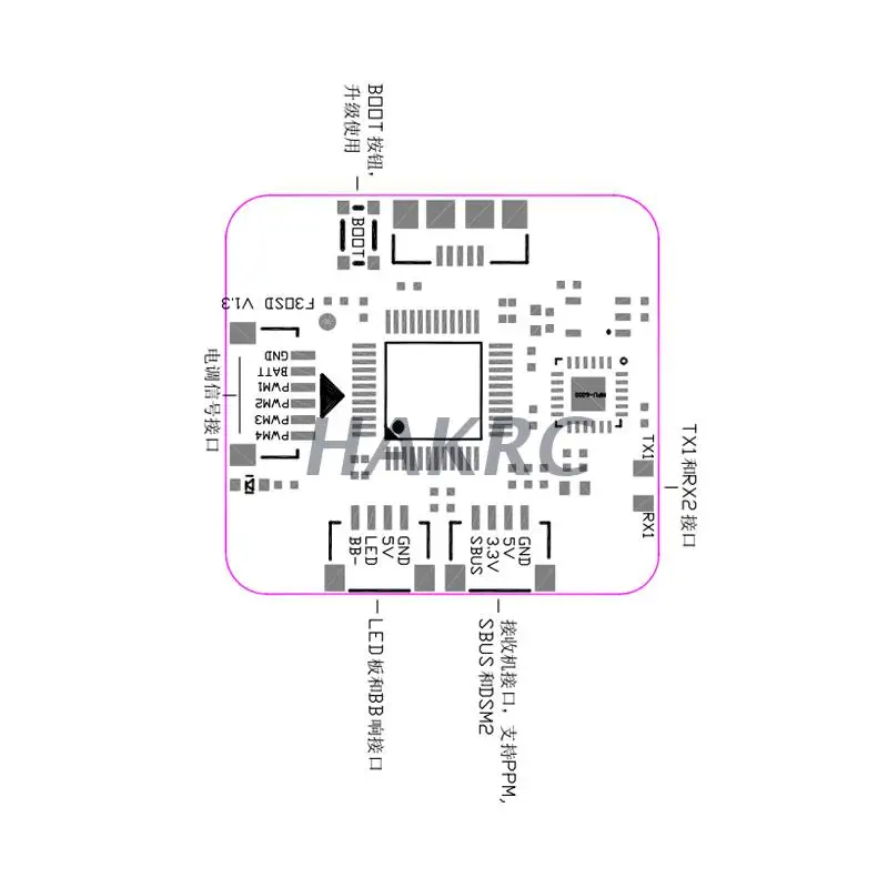 HAKRC Mini F4 Flytower/F3 Контроллер полета AIO OSD BEC и 4в1 20A 15A BLheli_S ESC 2-4S 200mW VTX для радиоуправляемого дрона DIY FPV