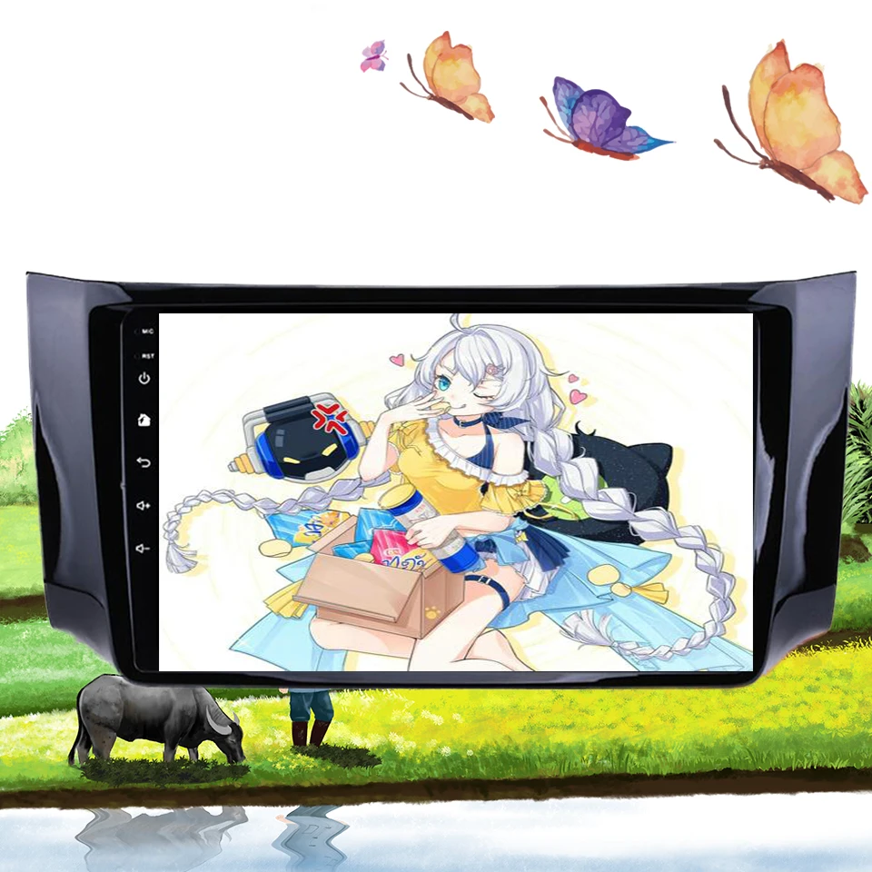 Flash Deal Android Car Radio for Nissan sylphy 10.1 inch 1024*600 Octa Core wifi Bluetooth video audio Multimedia 2 din car dvd player 3