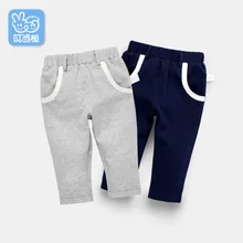 Dinstry/штаны для малышей 0-3 лет; весенне-осенние повседневные штаны для малышей; детские брюки с эластичной резинкой на талии