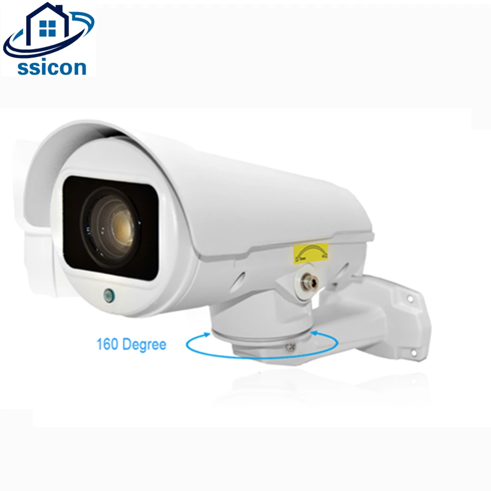 

SSICON 2MP Bullet PT Camera 4mm Lens 1080P 160 Degree Pan IP66 Waterproof Night Vision 50M Waterproof Outdoor POE IP Camera