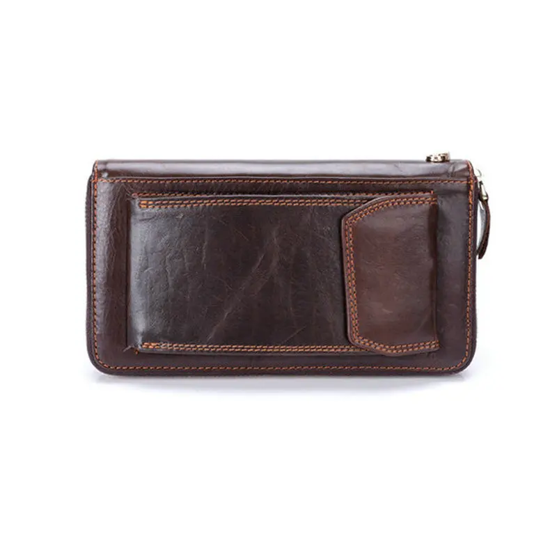 Кошелек GENODERN мужской из натуральной кожи|wallet phone|wallet brand for menwallet purse |
