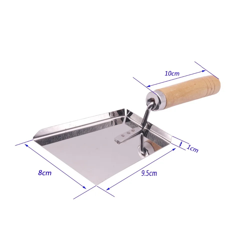 1 шт. Лопата для улей пчелиный воск Совок пыльца лопатка из нержавеющей стали очиститель Лопата резка медовая Лопата инструменты для пчеловодства деревянные