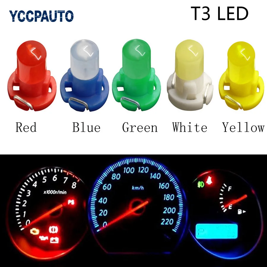 T3 COB auto voiture led Instrument tableau de bord tableau de bord