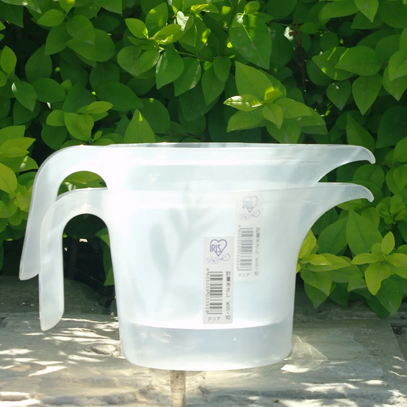 Plastic garden Watering Can 1000ML Measuring Cup scale adjustment