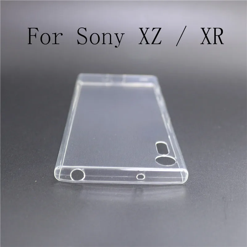 Мягкий прозрачный гель ТПУ чехол кожи для Sony Xperia XZ F8332/XR силиконовый мобильный