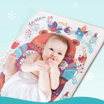 

Cute Cartoon Baby Diapers Mattress Reusable Kids Changing Pad Waterproof Breathable Newborn Diaper Pad Cotton Sheet Changing Mat
