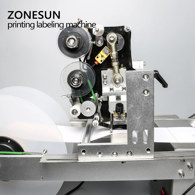 ZONESUN LT-50D Полуавтоматическая этикетировочная машина для лекарств бутылка для лекарств Этикетировочная машина с принт с датами машина для маркировки