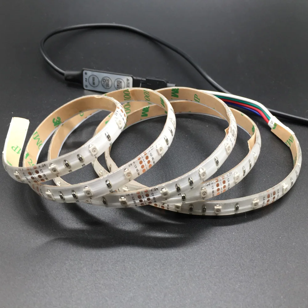 SMD 3528 ТВ ПОДСВЕТКА смещение Освещение USB Светодиодная лента Водонепроницаемая 50