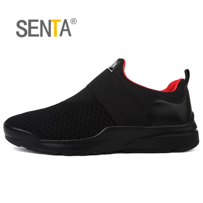 

SENTA Air Mesh Running Shoes For Men Plus size 45 46 Sneakers Outdoor Breathable Comfortable Athletic Shoes Sports Shoes