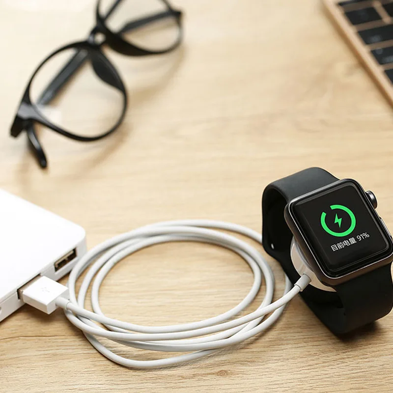 YSAGi Быстрое беспроводное зарядное устройство для Apple Watch 1 2 3 4 USB магнитное зарядное устройство Быстрая зарядка для Iphone View зарядное устройство Беспроводное зарядное устройство