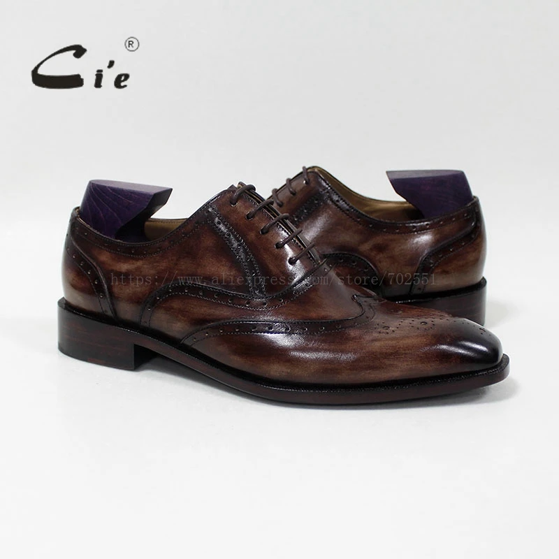 cie Square Toe Lace up Custom Handmade font b Mens b font Leather font b Shoe