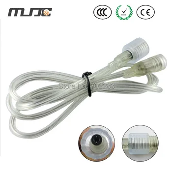 

100PCS X 100CM Male-Female Crystal DC Power Cord Connector LED Strip Light Waterproof Extension Cable Wire by DHl/Fedex/UPS