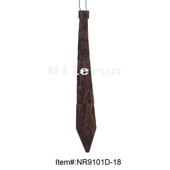 

luxury black bamboo wooden neck tie