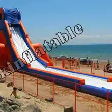 Открытый Гигантский пляжный надувной бегемота водная горка
