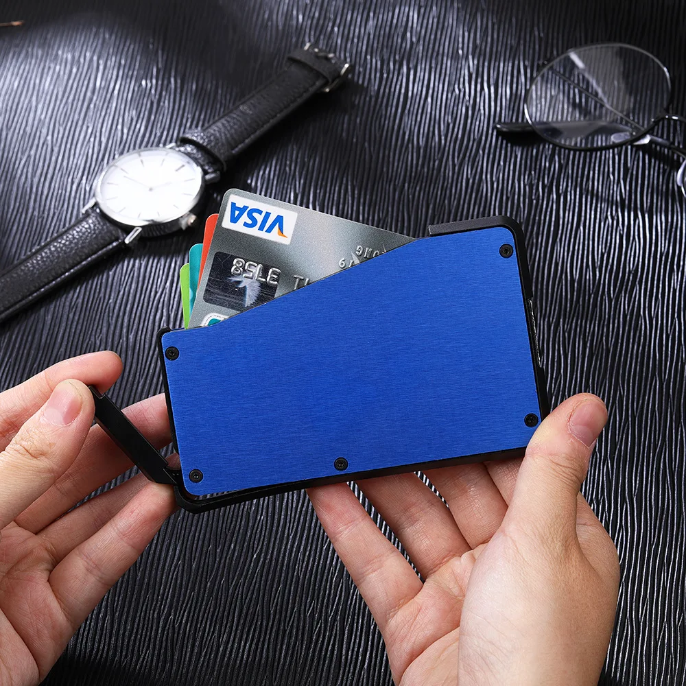 Горячая Распродажа 2019 бумажник из углеродного волокна с раздвижным вентилятором