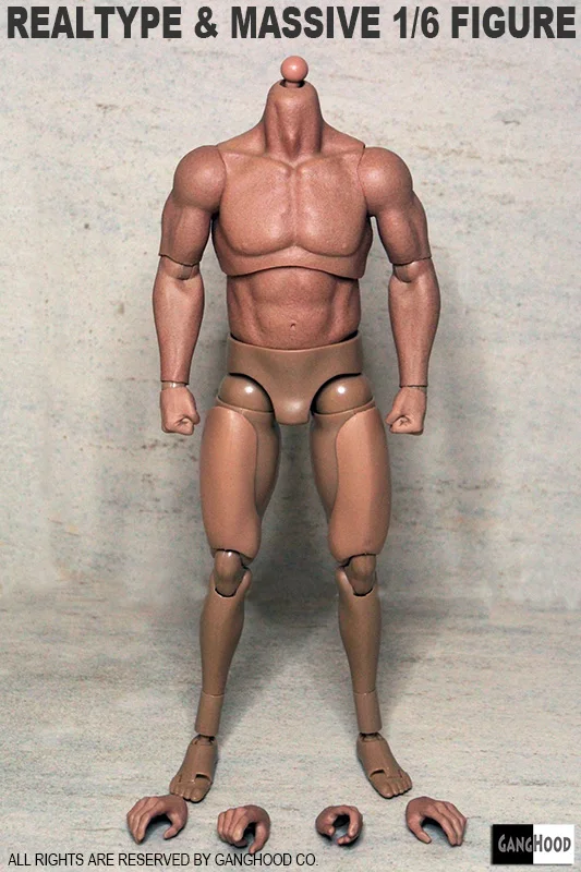 

GangHood 1/6 Scale Muscular Body 1.0 Version For Hot Toys Bane Head Sculpts