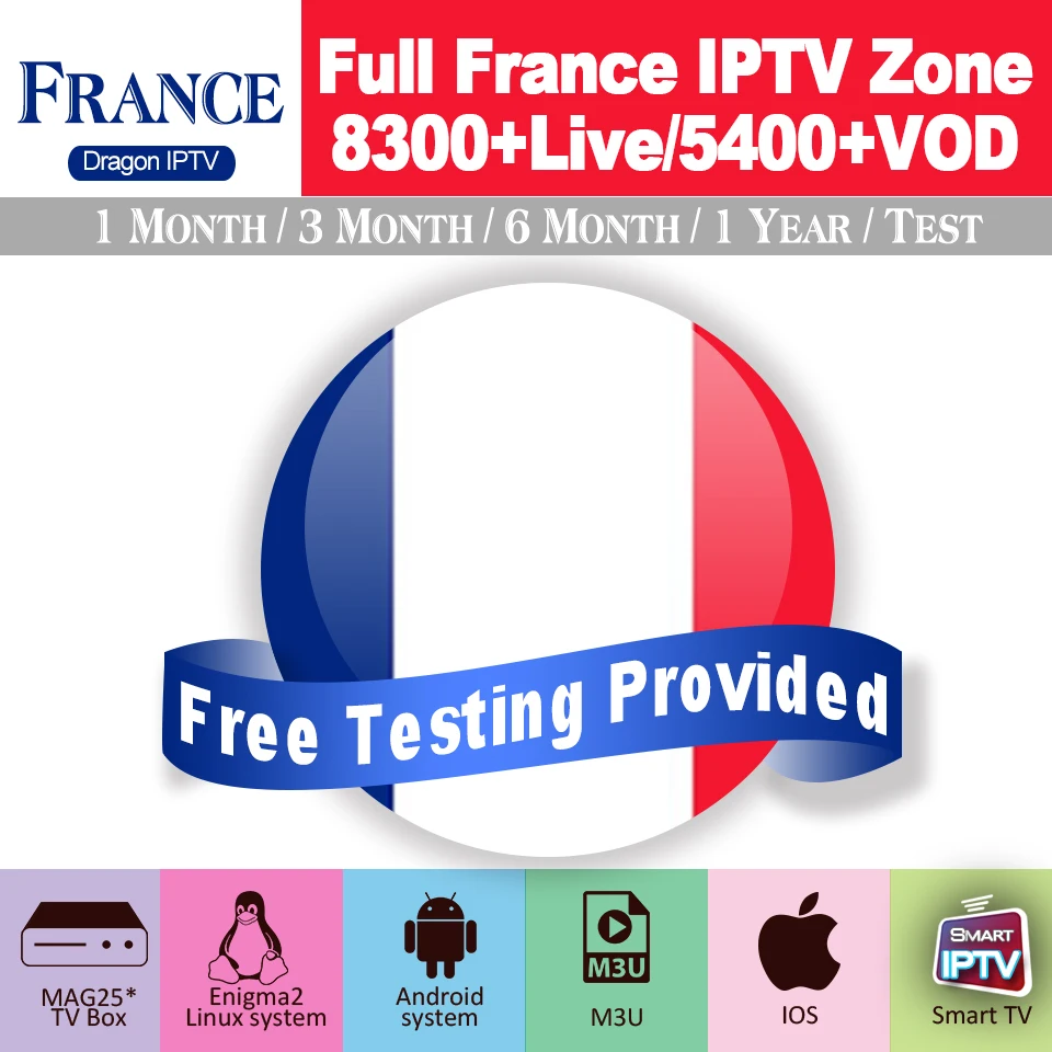 

French IPTV Belgium IPTV Europe Dutch UK Turkey Portugal Italia France Subscription Iptv Adult for M3U mag250 Android TV box ios