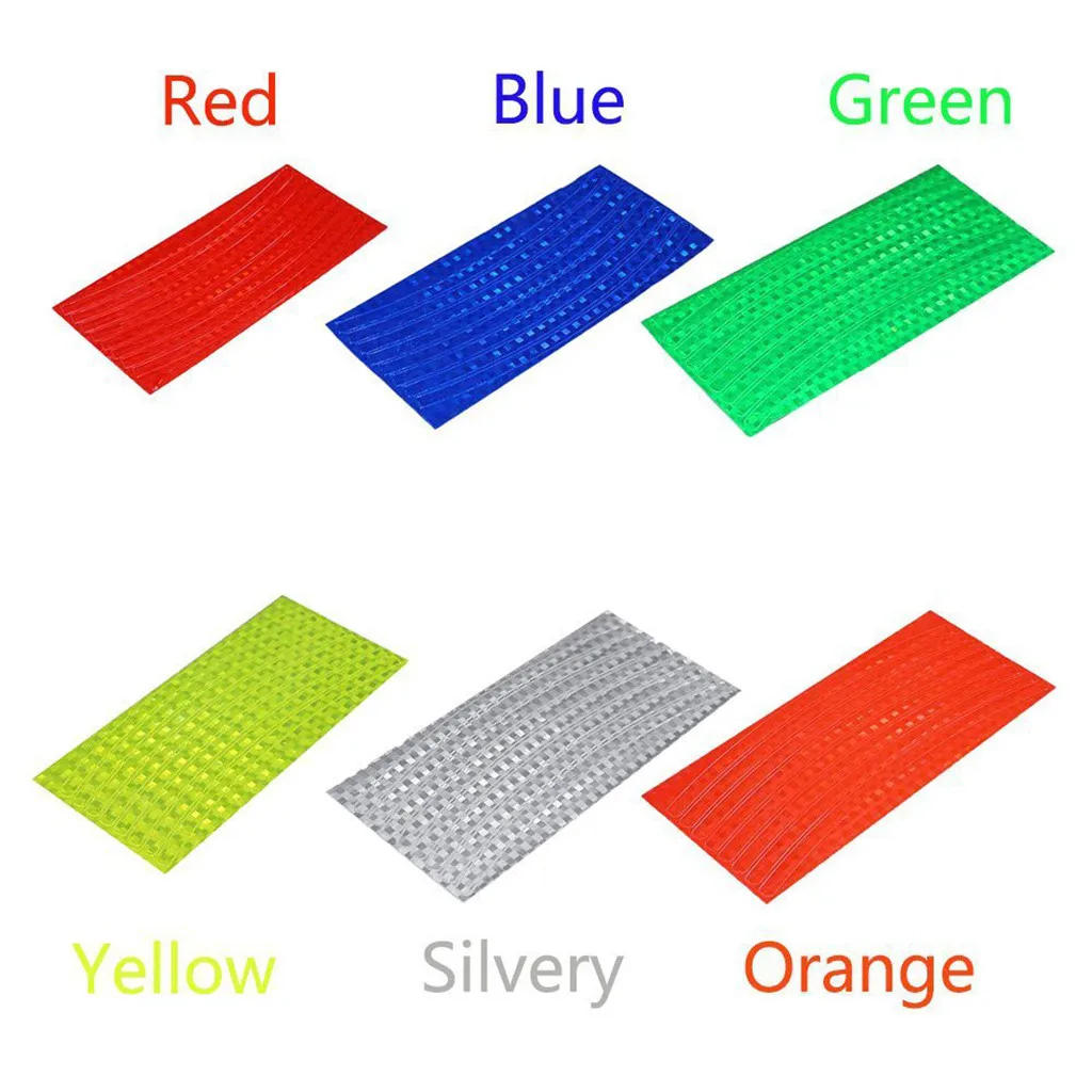 

Bike Tools Bicycle Wheel Rim Reflective Stickers Florescent Bike Safety Cycling Reflectors
