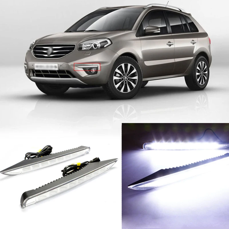 Ownsun новое обновление светодиодный Габаритные огни DRL для Renault Koleos|daytime running light
