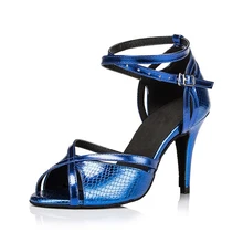 Женские костюмы латиноамериканских танцев Бальные Обувь для танцев женские Сальса обувь социальных вечерние Самба Танго Обувь для танцев на высоком каблуке 10/7. 5/6 см 1796