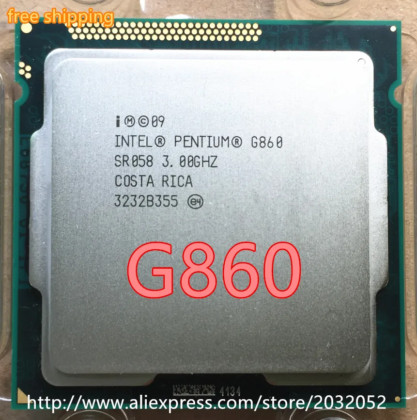 

Intel Pentium G860 g860 CPU Processor (3.0GHz /3MB Cache/ LGA1155/Dual-Core ) 65W Desktop
