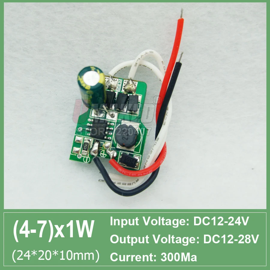 1 Вт 3 Вт 5 Вт 7 Вт 10 Вт 12 Вт 15 Вт 18 Вт Светодиодный драйвер постоянного тока, AC/DC 12 V/24 V светодиодный трансформатор источник питания на солнечной батарее для светодиодный освещения - Цвет: (4-7)x1W