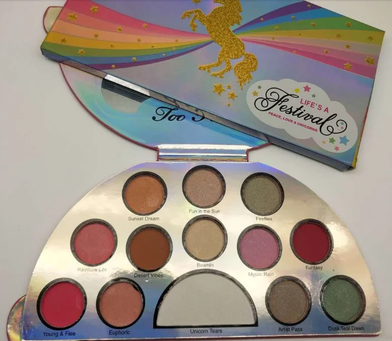 

Free shipping Makeup Life Festival 13 colors eyeshadow Waterproof Eye Shadow Palette