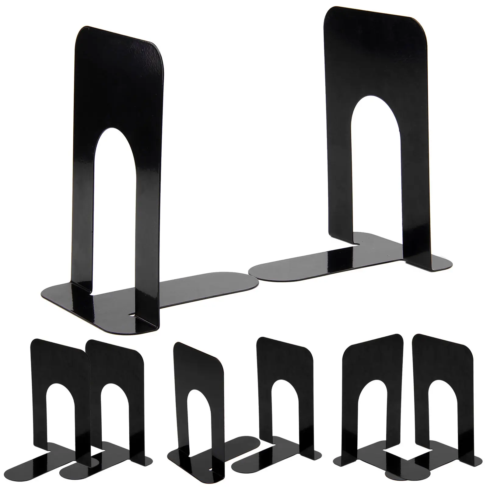 

1 Pairs Cheap Durable Heavy Duty Metal Book End Shelf Bookend Holder Office School Supplies Stationery Student Good Helper