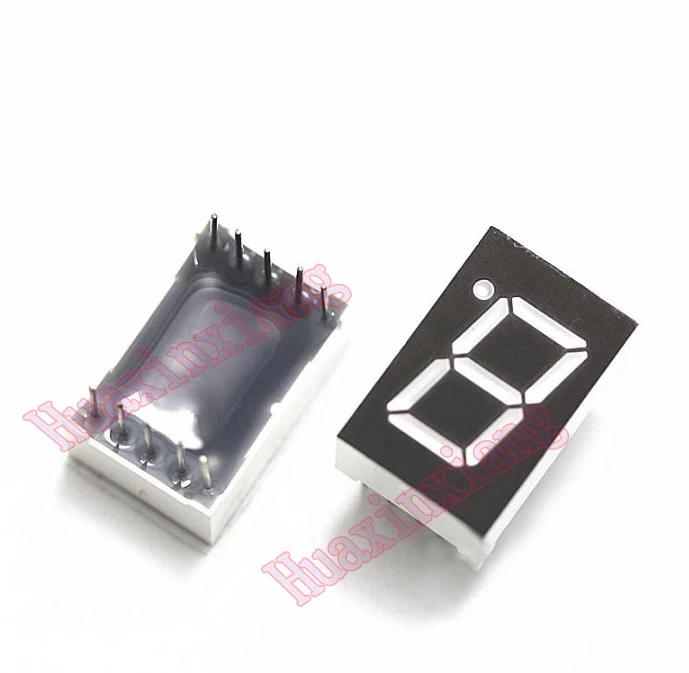 

20PCS/Lot 0.56" 0.56 inch 1 Digit 7 Seven Segment Numeric Digital Display Red Color LED Common Cathode/Anode