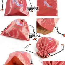 30 шт Китайская вышивка шелковой ткани и обуви сумки мешок кошелек