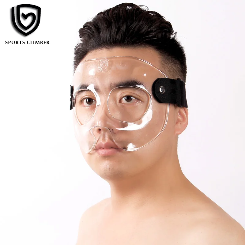 Basketball Mask Nose Browbone Face Guard 100Carbon Fiber Sports Helmet