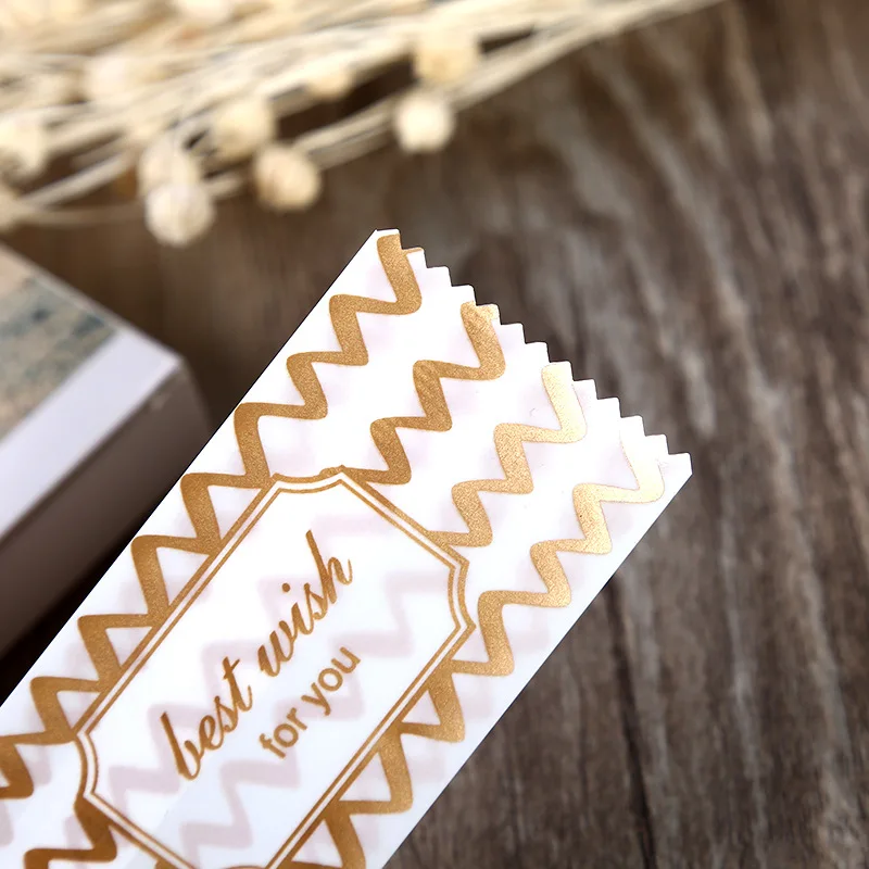 50 шт./лот Nougat упаковочные мешки для печенья упаковка пластиковые пакеты