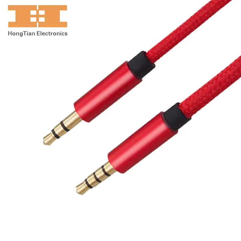 

Aux Cable 3.5mm to 3.5 mm Jack Audio Cable Thread Bradied Male to Male Stereo Auxiliary Cord for Phone Car Speaker 0.3m/1m/2m/3m