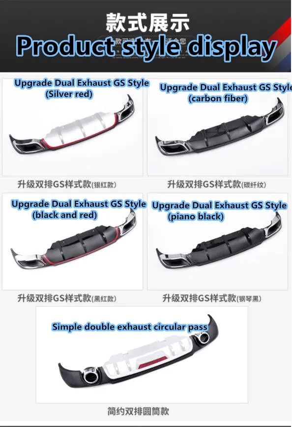 Special in new Regal rear spoiler forBuick Regal rear lip big surround GS tail lip modification