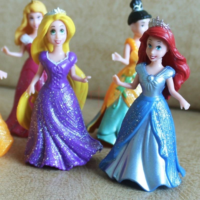 Disney Princess Toys 14pcs/Lot 8cm Pvc Action Figure Snow Shite Frozen Elsa Set Doll Dress Can Change Classic Toys For Girl Gift Disney Princess Toys 14pcs/Lot 8cm Pvc Action Figure Snow Shite Frozen Elsa Set Doll Dress Can Change Classic Toys For Girl Gift