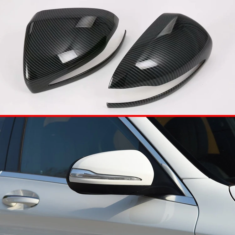 Накладки на дверное боковое зеркало для Mercedes-Benz C-Class C180 C200 C260 C300 2019 2020 ABS |