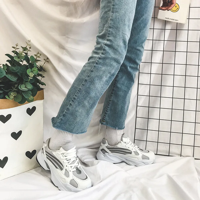 Обувь для влюбленных; модные Tenis Masculino Adulto; кроссовки в стиле Харадзюку; сезон осень; винтажные кроссовки; женская повседневная обувь на платформе, увеличивающая рост; MM-66