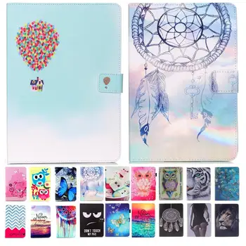 

New balloon tiger van gogh Flip Book Style PU Leather Case For Ipad 4 3 2 Stand Smart Cover For iPad2 ipad3 ipad4 Cover Case