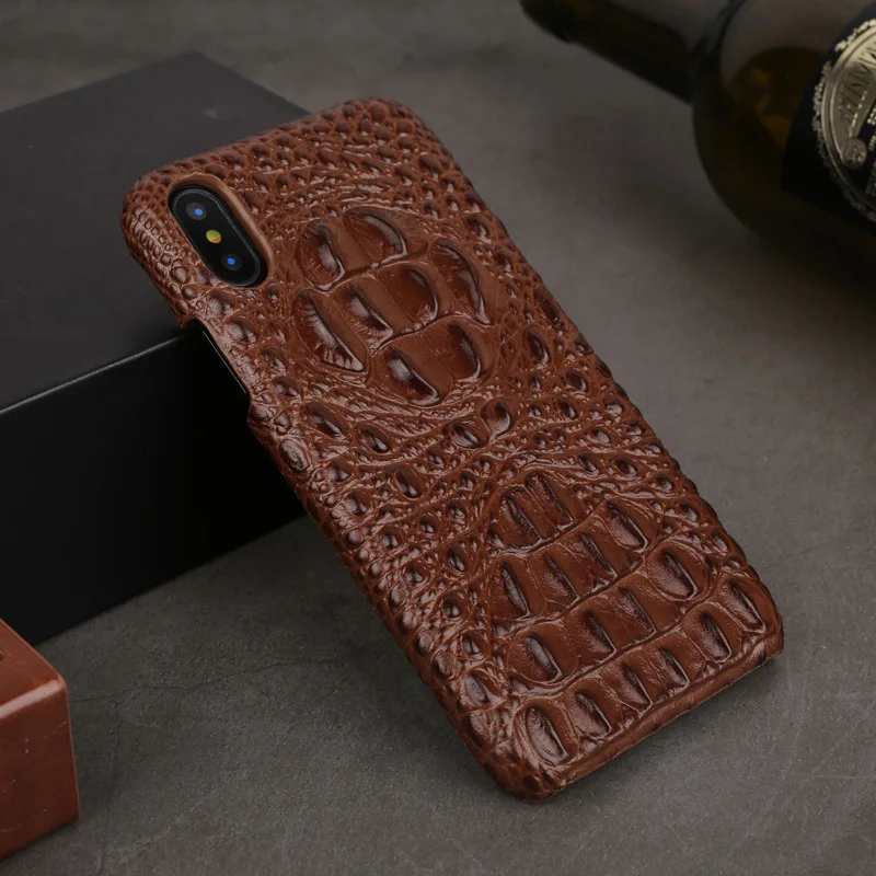 3D чехол с крокодиловым узором для iphone XS Max XR X Роскошный чехол для iphone XSMAX XSmax iphone Xs Xr бизнес человек кожаный чехол