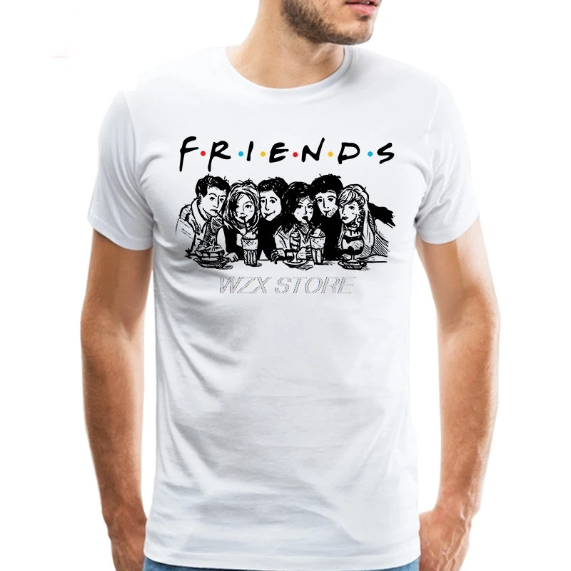 Забавная Повседневная футболка с героями телесериала «друзья» Unagi, мужские топы, футболки Joey Ross Rachel, красивая потрясающая футболка, подарок на день рождения для мальчиков, топы, футболки