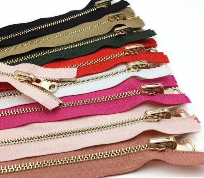 Buy 2pieces 5 metal copper zipper two sides zip