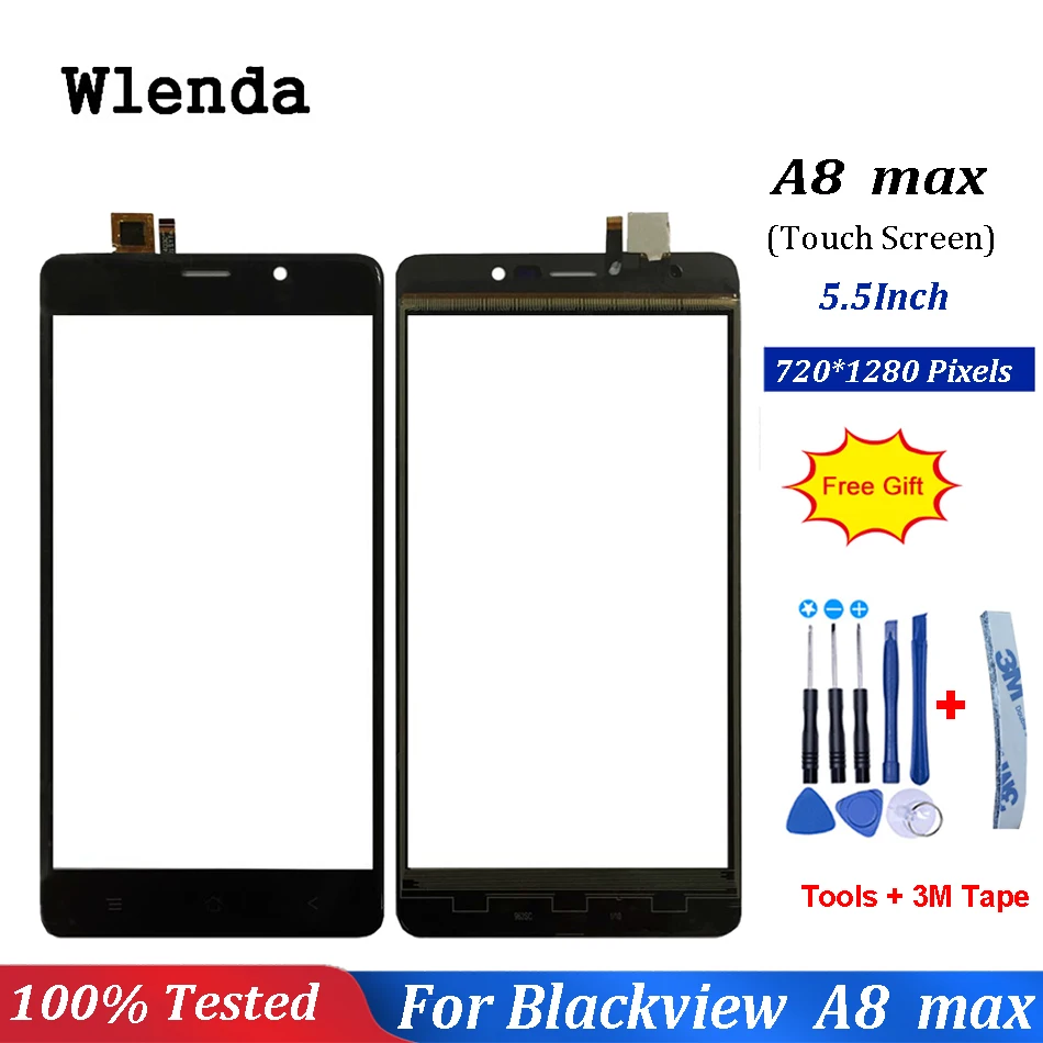 

5.5"inch For Blackview A8 max Touch Screen Lens Sensor Touch Panel Replacement Mobile Accessories+Tools For Blackview A8 max