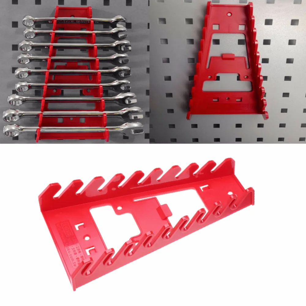 Plastic Spanner Rack Wrench Holder Storage Rack Rail Tray Wrench
