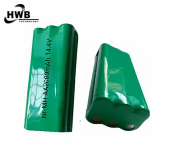 

HWB 2PCS 14.4v AA 2000mah Nimh battery pack fo Papago S30C M606 intelligent sweeping robot VONE T285D cleaner