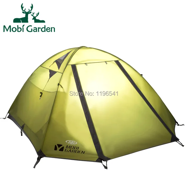 Cheap Mobigarden outdoor tent camping mountaineering rain-proof warm double layers three season 3-4 persons tent